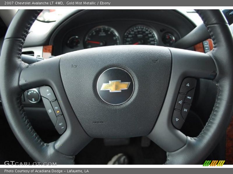 Gold Mist Metallic / Ebony 2007 Chevrolet Avalanche LT 4WD