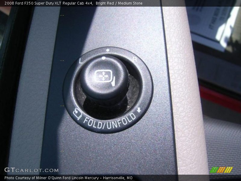 Bright Red / Medium Stone 2008 Ford F350 Super Duty XLT Regular Cab 4x4