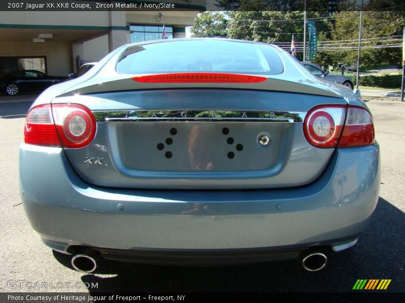 Zircon Metallic / Ivory/Slate 2007 Jaguar XK XK8 Coupe