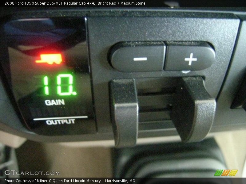 Bright Red / Medium Stone 2008 Ford F350 Super Duty XLT Regular Cab 4x4