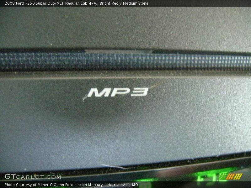 Bright Red / Medium Stone 2008 Ford F350 Super Duty XLT Regular Cab 4x4