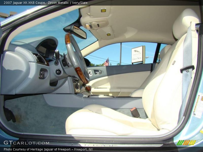 Zircon Metallic / Ivory/Slate 2007 Jaguar XK XK8 Coupe