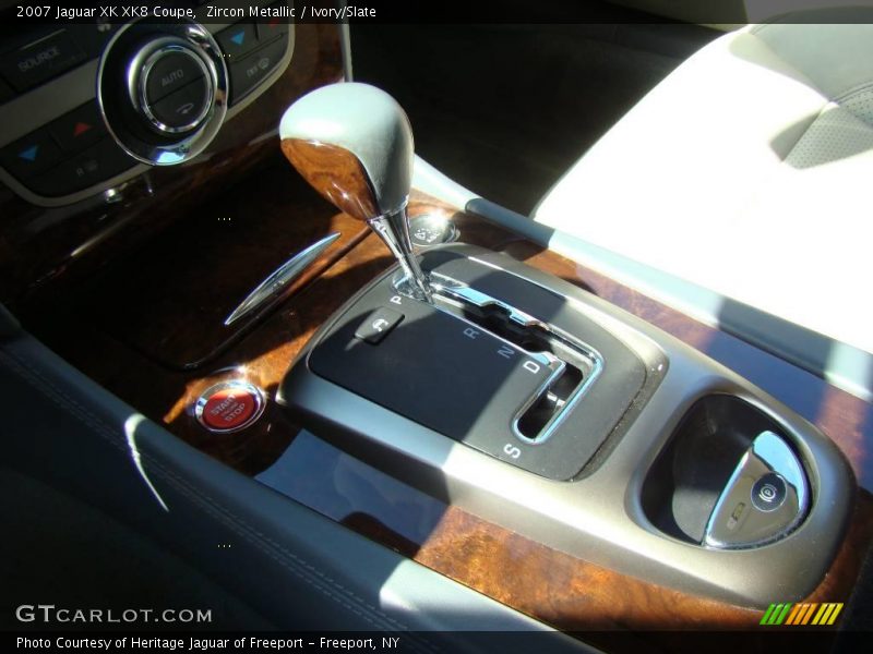 Zircon Metallic / Ivory/Slate 2007 Jaguar XK XK8 Coupe