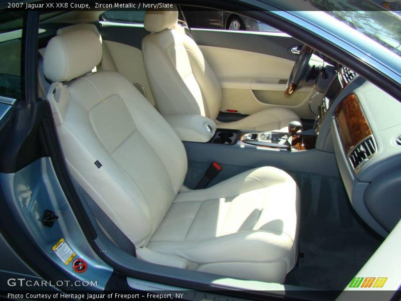 Zircon Metallic / Ivory/Slate 2007 Jaguar XK XK8 Coupe