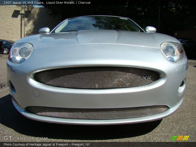 Liquid Silver Metallic / Charcoal 2007 Jaguar XK XK8 Coupe