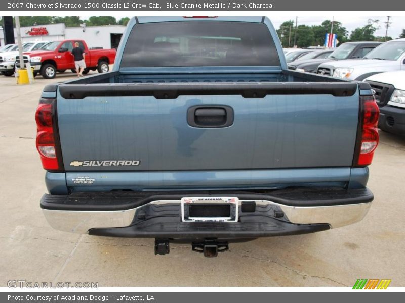 Blue Granite Metallic / Dark Charcoal 2007 Chevrolet Silverado 1500 Classic LS Crew Cab