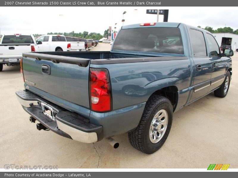 Blue Granite Metallic / Dark Charcoal 2007 Chevrolet Silverado 1500 Classic LS Crew Cab