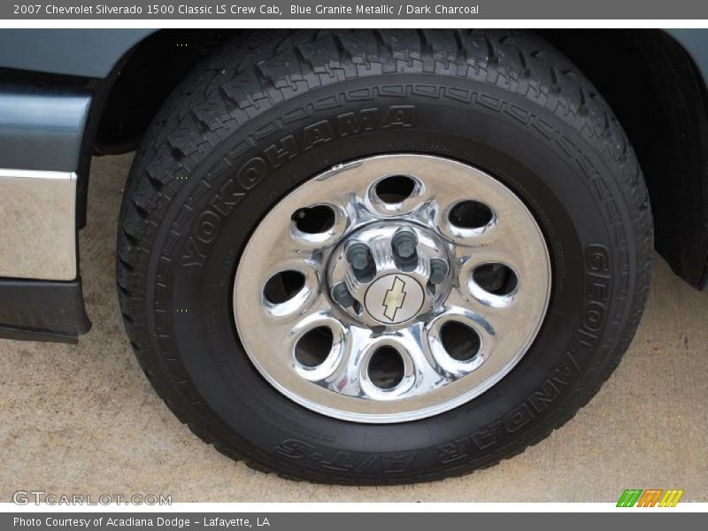 Blue Granite Metallic / Dark Charcoal 2007 Chevrolet Silverado 1500 Classic LS Crew Cab