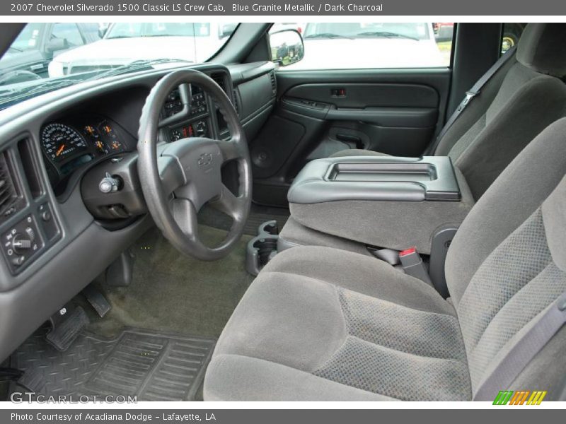 Blue Granite Metallic / Dark Charcoal 2007 Chevrolet Silverado 1500 Classic LS Crew Cab