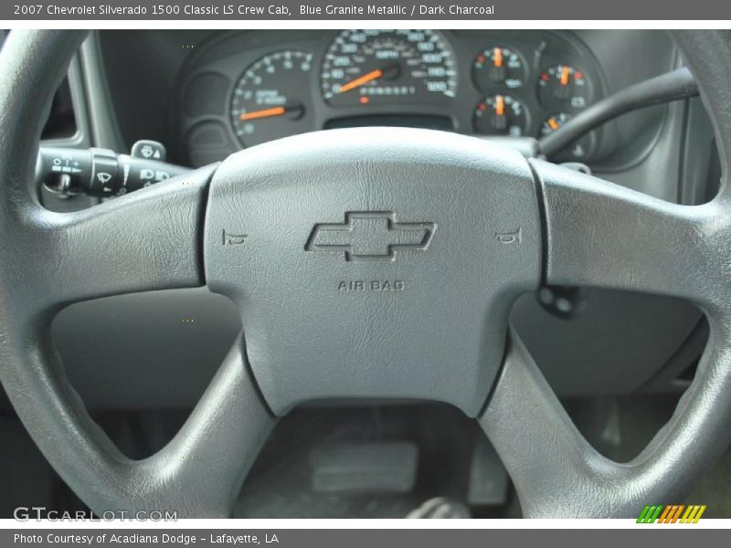 Blue Granite Metallic / Dark Charcoal 2007 Chevrolet Silverado 1500 Classic LS Crew Cab