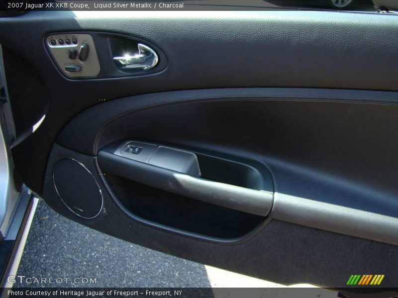 Liquid Silver Metallic / Charcoal 2007 Jaguar XK XK8 Coupe