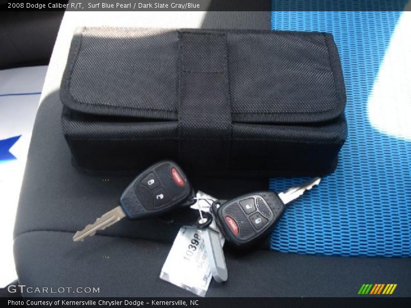 Surf Blue Pearl / Dark Slate Gray/Blue 2008 Dodge Caliber R/T