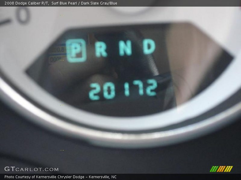 Surf Blue Pearl / Dark Slate Gray/Blue 2008 Dodge Caliber R/T