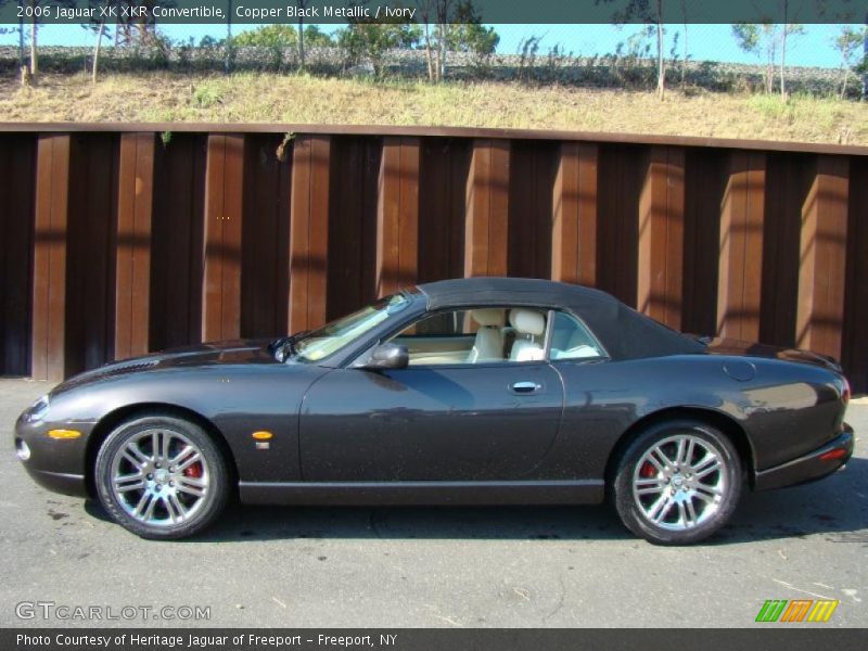 Copper Black Metallic / Ivory 2006 Jaguar XK XKR Convertible