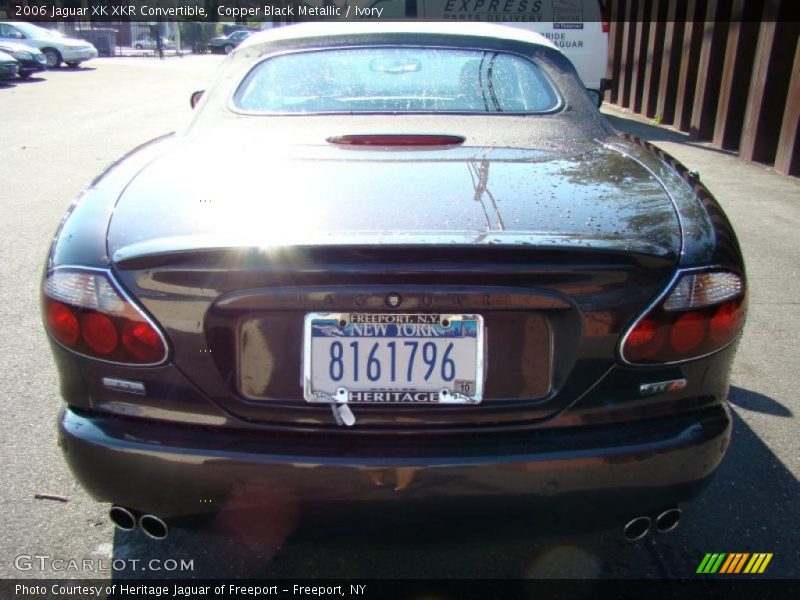 Copper Black Metallic / Ivory 2006 Jaguar XK XKR Convertible