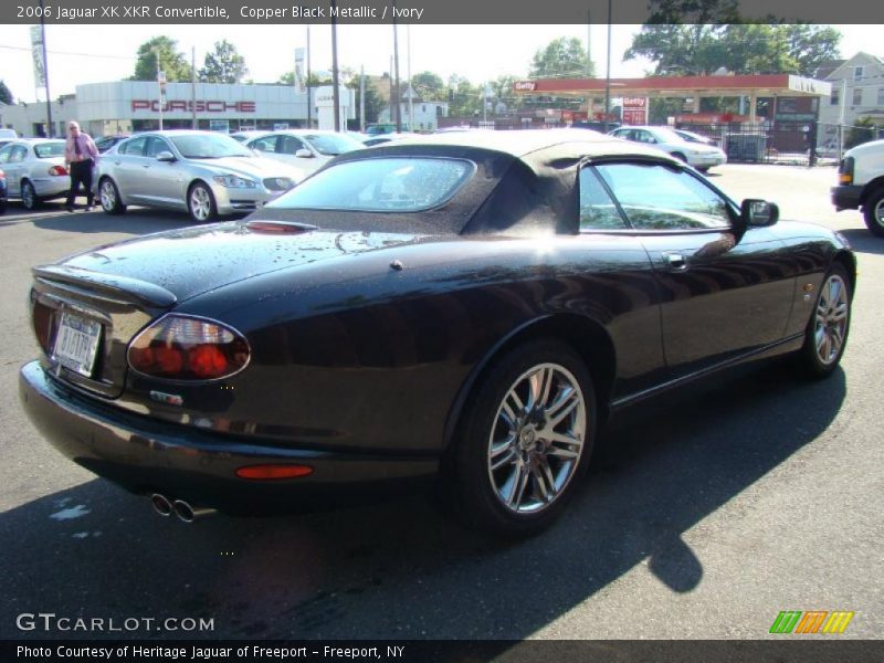 Copper Black Metallic / Ivory 2006 Jaguar XK XKR Convertible