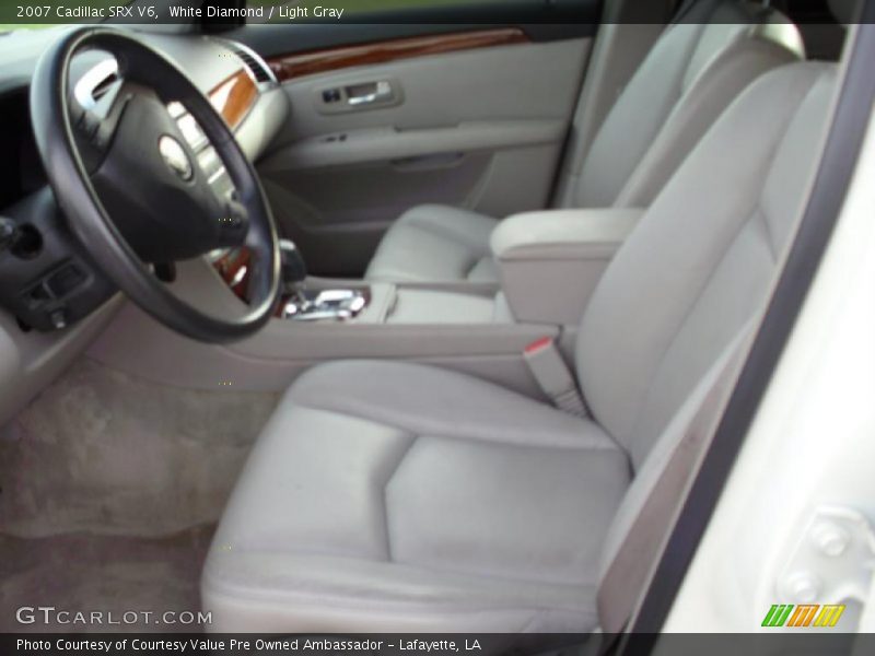 White Diamond / Light Gray 2007 Cadillac SRX V6