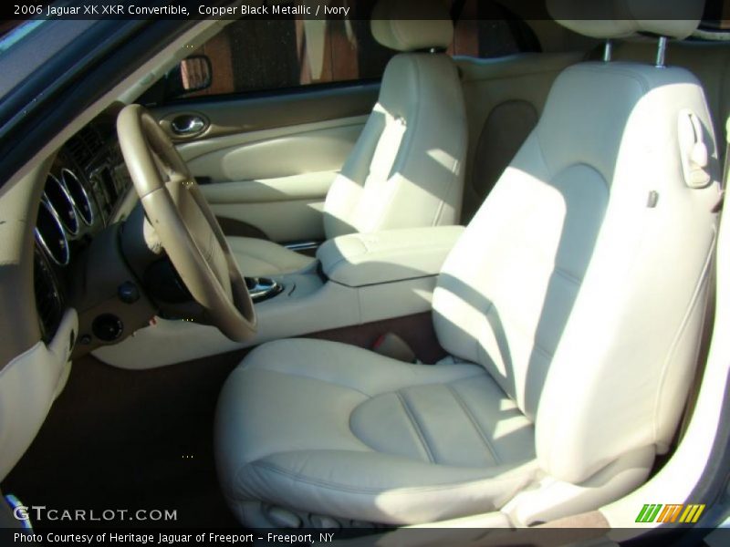 Copper Black Metallic / Ivory 2006 Jaguar XK XKR Convertible