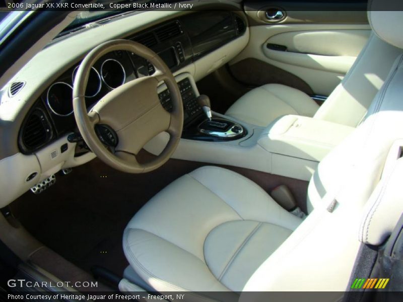 Copper Black Metallic / Ivory 2006 Jaguar XK XKR Convertible