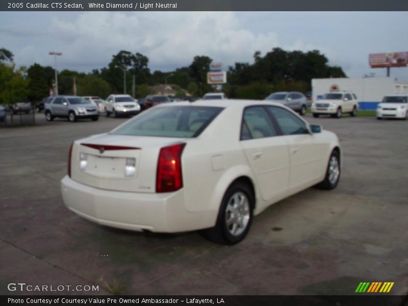 White Diamond / Light Neutral 2005 Cadillac CTS Sedan
