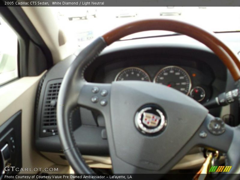 White Diamond / Light Neutral 2005 Cadillac CTS Sedan