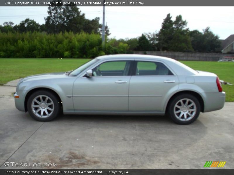 Satin Jade Pearl / Dark Slate Gray/Medium Slate Gray 2005 Chrysler 300 C HEMI