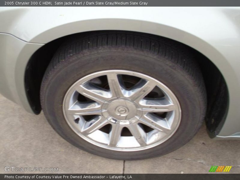 Satin Jade Pearl / Dark Slate Gray/Medium Slate Gray 2005 Chrysler 300 C HEMI