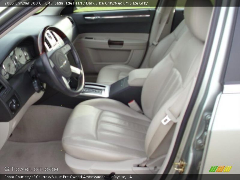 Satin Jade Pearl / Dark Slate Gray/Medium Slate Gray 2005 Chrysler 300 C HEMI