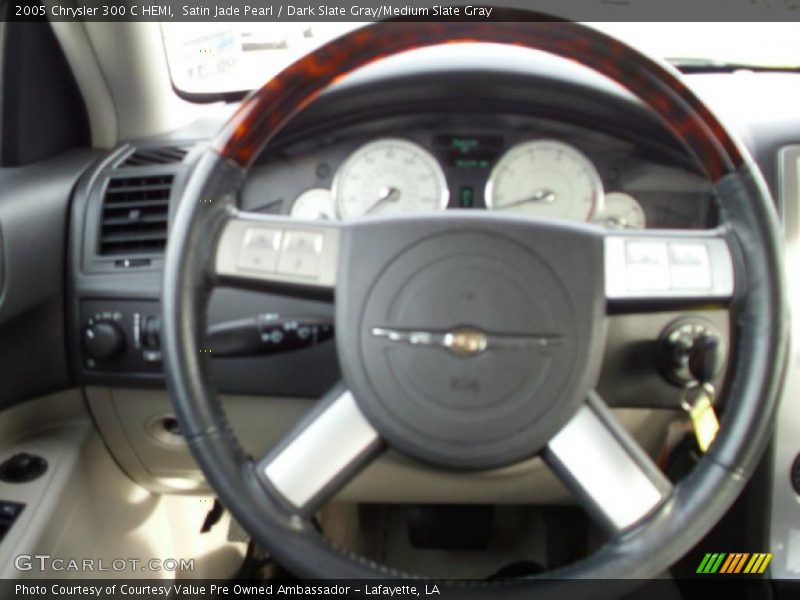 Satin Jade Pearl / Dark Slate Gray/Medium Slate Gray 2005 Chrysler 300 C HEMI