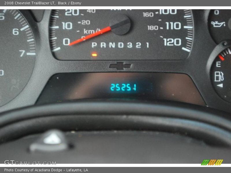 Black / Ebony 2008 Chevrolet TrailBlazer LT