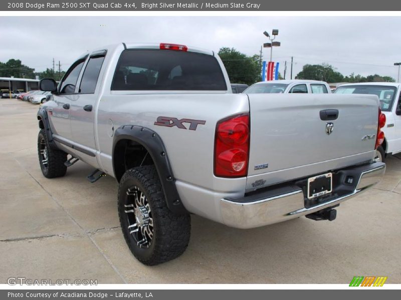 Bright Silver Metallic / Medium Slate Gray 2008 Dodge Ram 2500 SXT Quad Cab 4x4