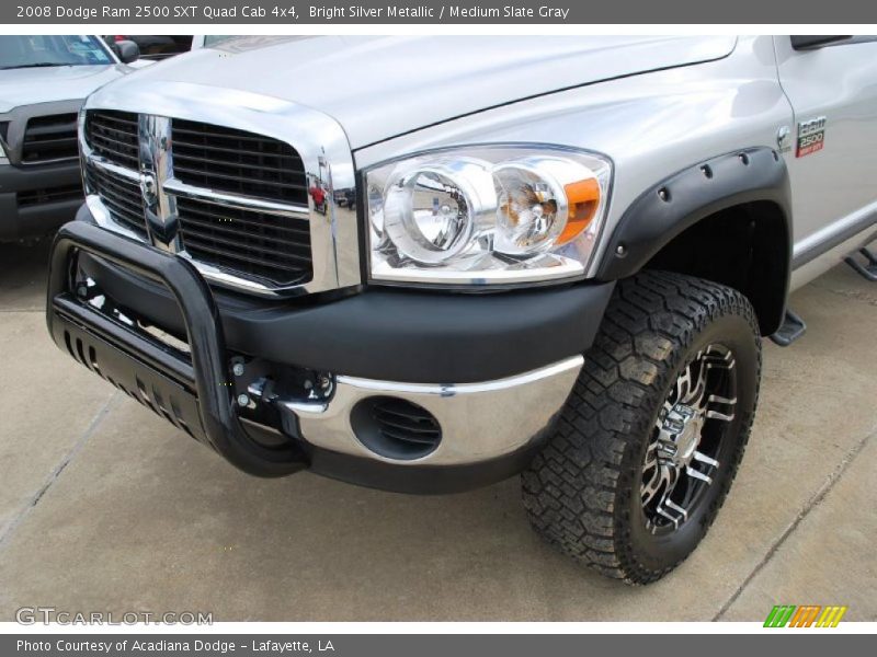 Bright Silver Metallic / Medium Slate Gray 2008 Dodge Ram 2500 SXT Quad Cab 4x4