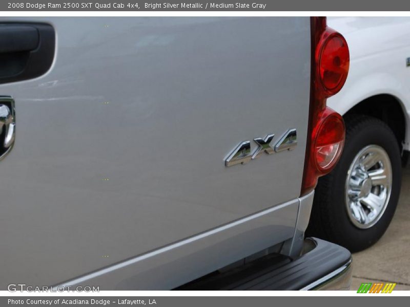 Bright Silver Metallic / Medium Slate Gray 2008 Dodge Ram 2500 SXT Quad Cab 4x4