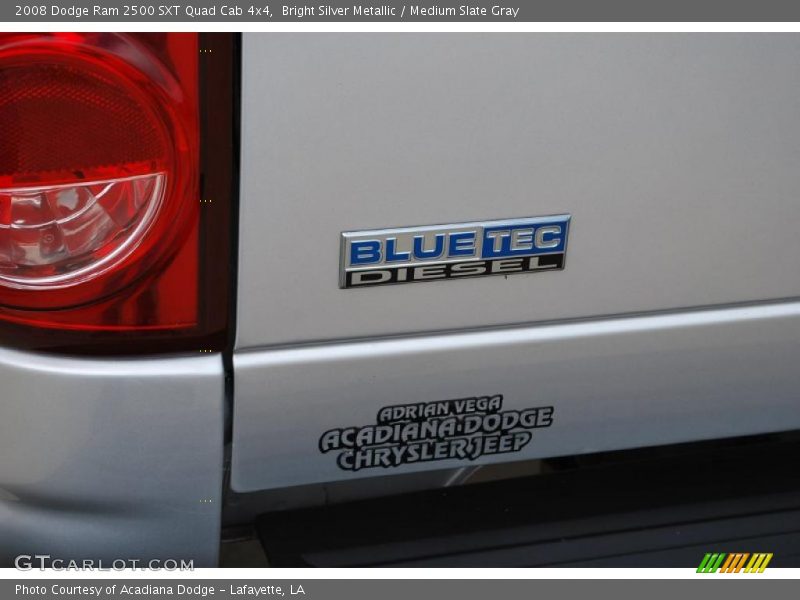 Bright Silver Metallic / Medium Slate Gray 2008 Dodge Ram 2500 SXT Quad Cab 4x4