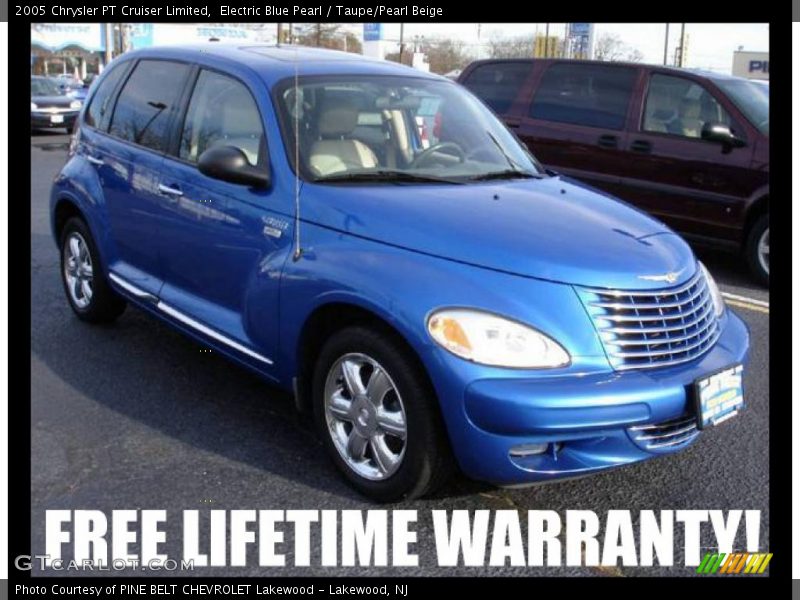 Electric Blue Pearl / Taupe/Pearl Beige 2005 Chrysler PT Cruiser Limited