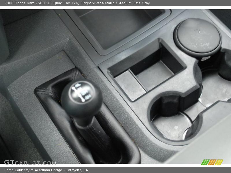 Bright Silver Metallic / Medium Slate Gray 2008 Dodge Ram 2500 SXT Quad Cab 4x4