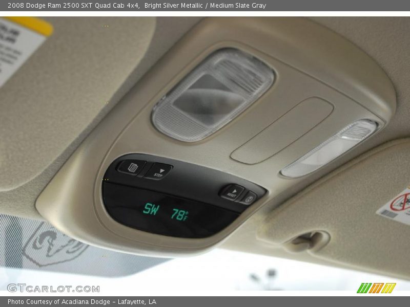 Bright Silver Metallic / Medium Slate Gray 2008 Dodge Ram 2500 SXT Quad Cab 4x4