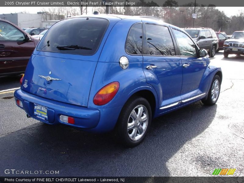 Electric Blue Pearl / Taupe/Pearl Beige 2005 Chrysler PT Cruiser Limited
