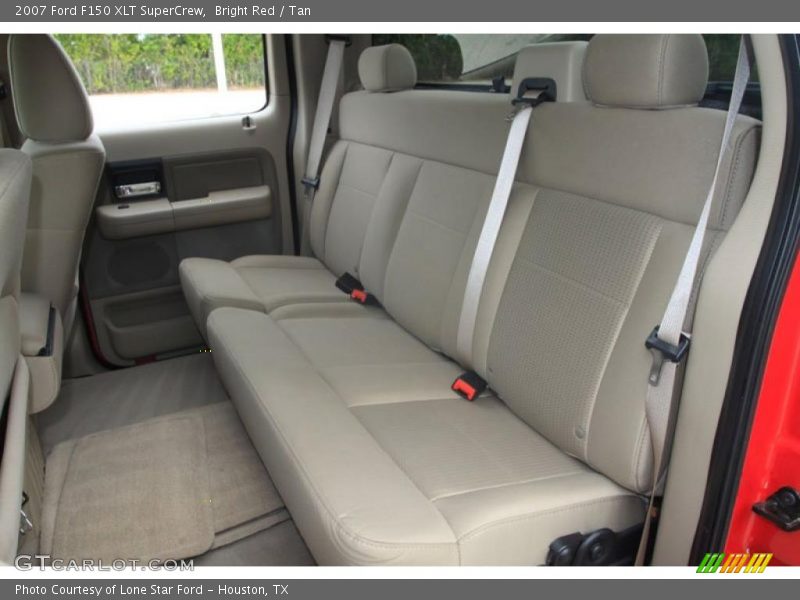 Bright Red / Tan 2007 Ford F150 XLT SuperCrew
