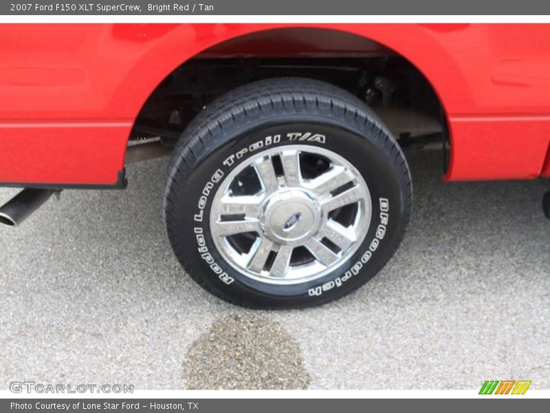 Bright Red / Tan 2007 Ford F150 XLT SuperCrew