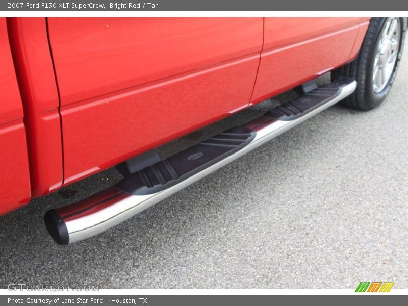 Bright Red / Tan 2007 Ford F150 XLT SuperCrew