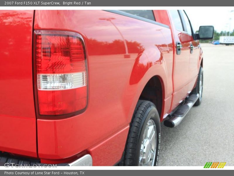 Bright Red / Tan 2007 Ford F150 XLT SuperCrew