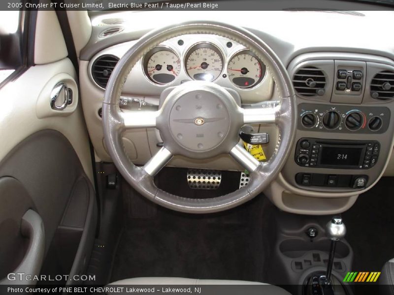Electric Blue Pearl / Taupe/Pearl Beige 2005 Chrysler PT Cruiser Limited