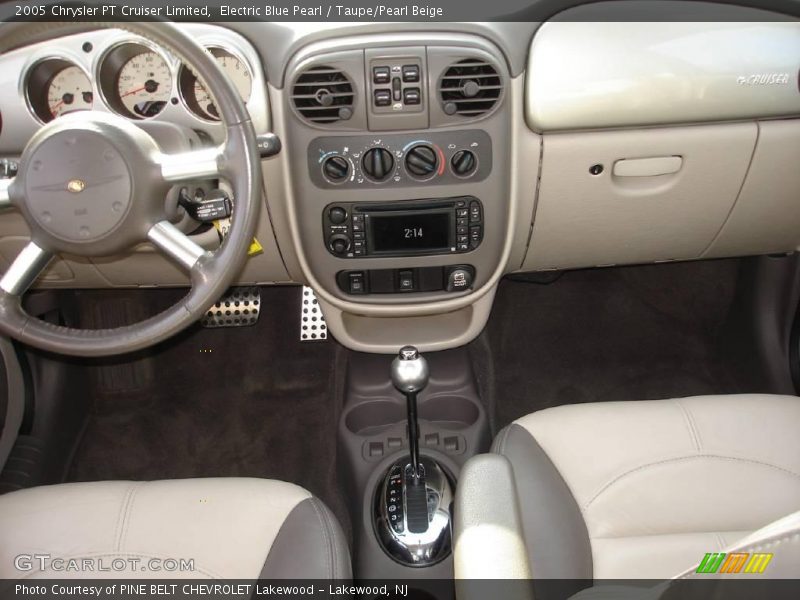 Electric Blue Pearl / Taupe/Pearl Beige 2005 Chrysler PT Cruiser Limited