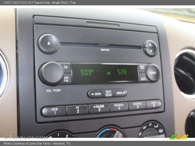 Bright Red / Tan 2007 Ford F150 XLT SuperCrew