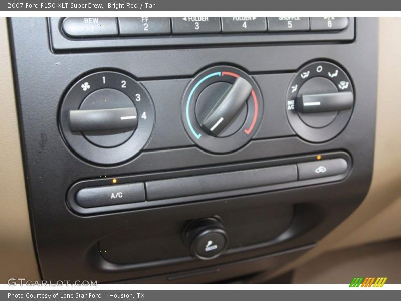 Bright Red / Tan 2007 Ford F150 XLT SuperCrew