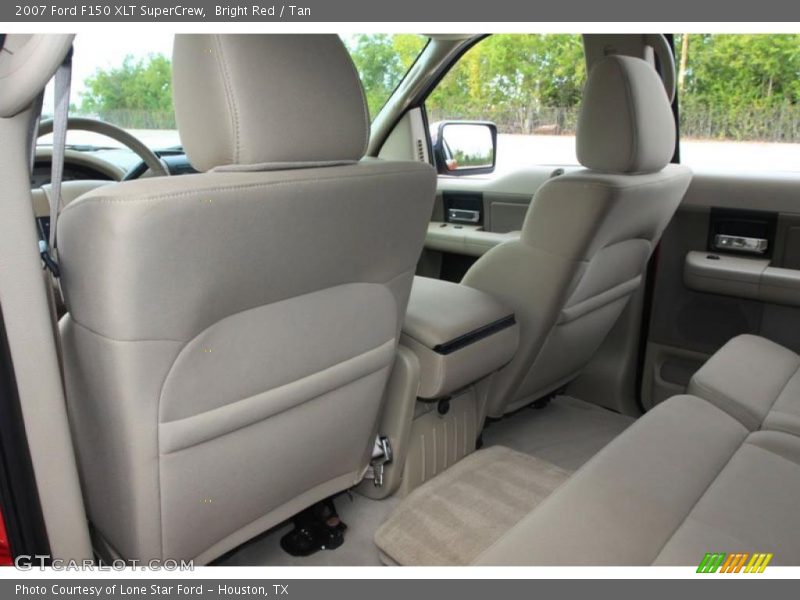 Bright Red / Tan 2007 Ford F150 XLT SuperCrew