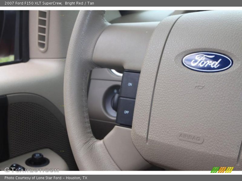 Bright Red / Tan 2007 Ford F150 XLT SuperCrew