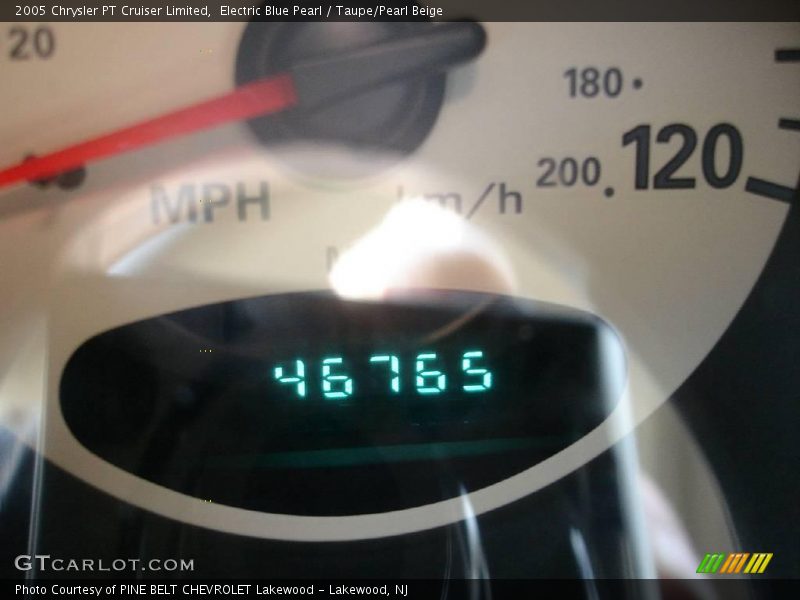 Electric Blue Pearl / Taupe/Pearl Beige 2005 Chrysler PT Cruiser Limited