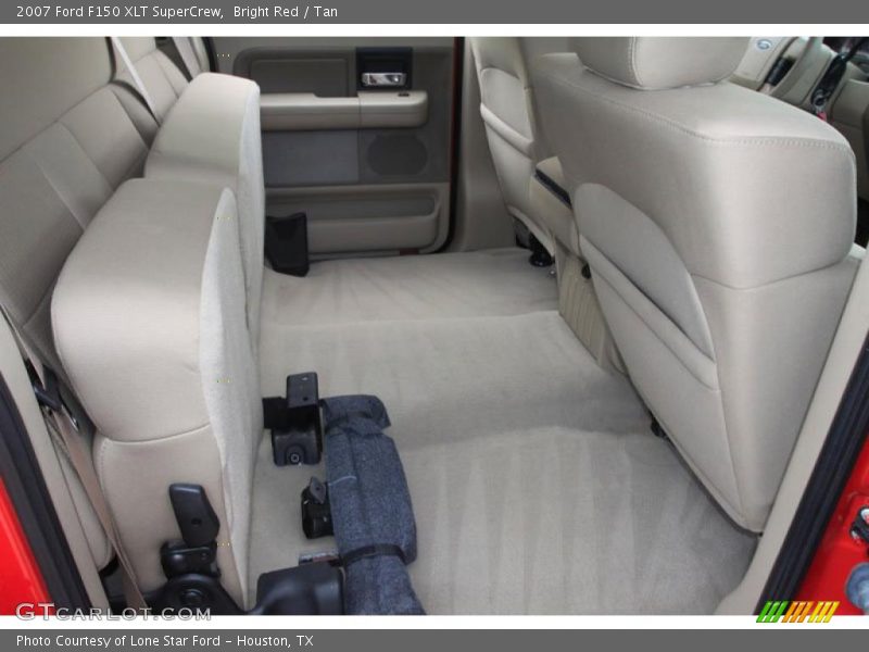 Bright Red / Tan 2007 Ford F150 XLT SuperCrew